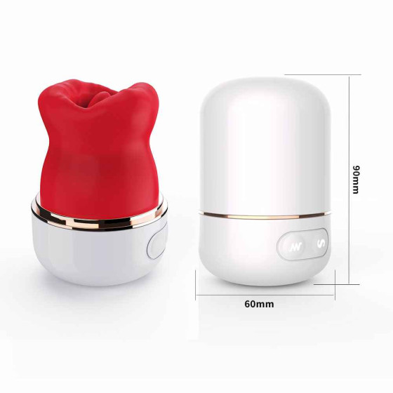 DB24-W339 Rose-shaped tongue-licking vibrator